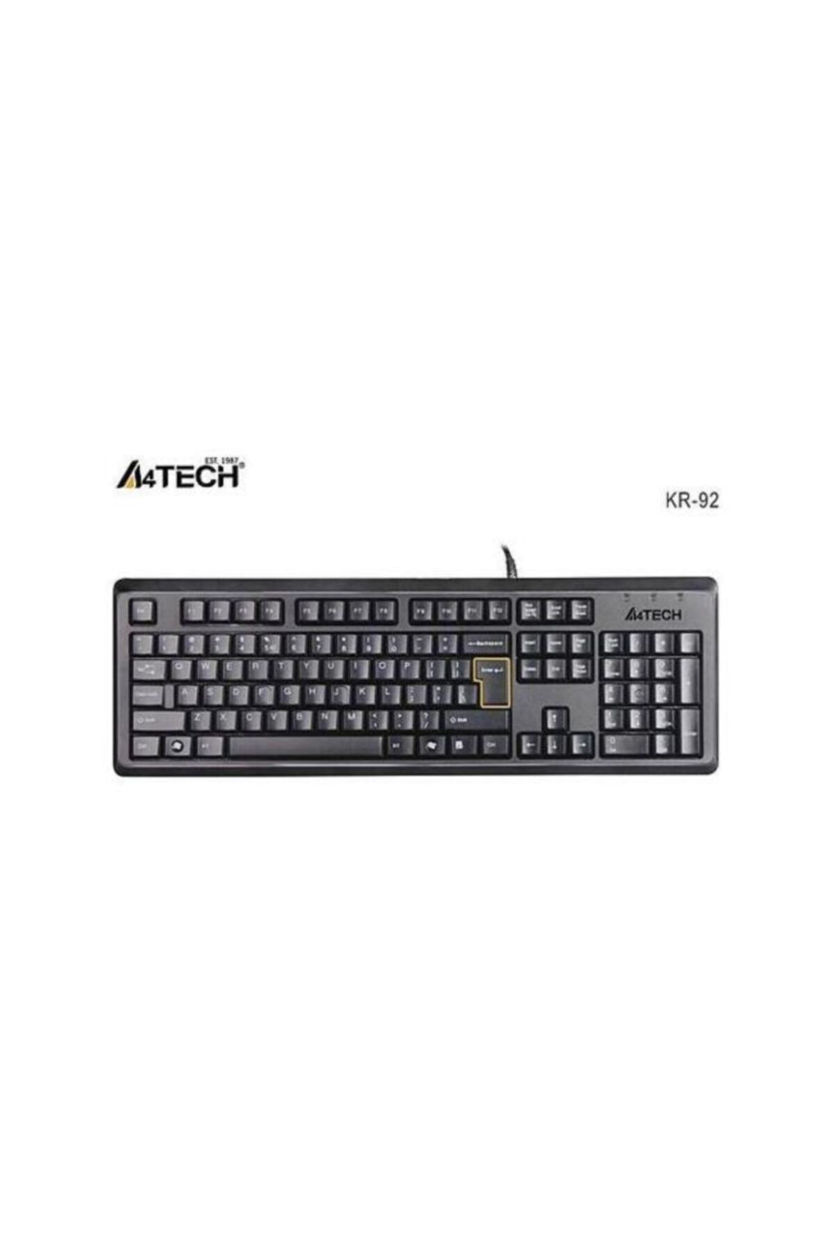 Kr-92 Q Usb Standart Siyah Klavye