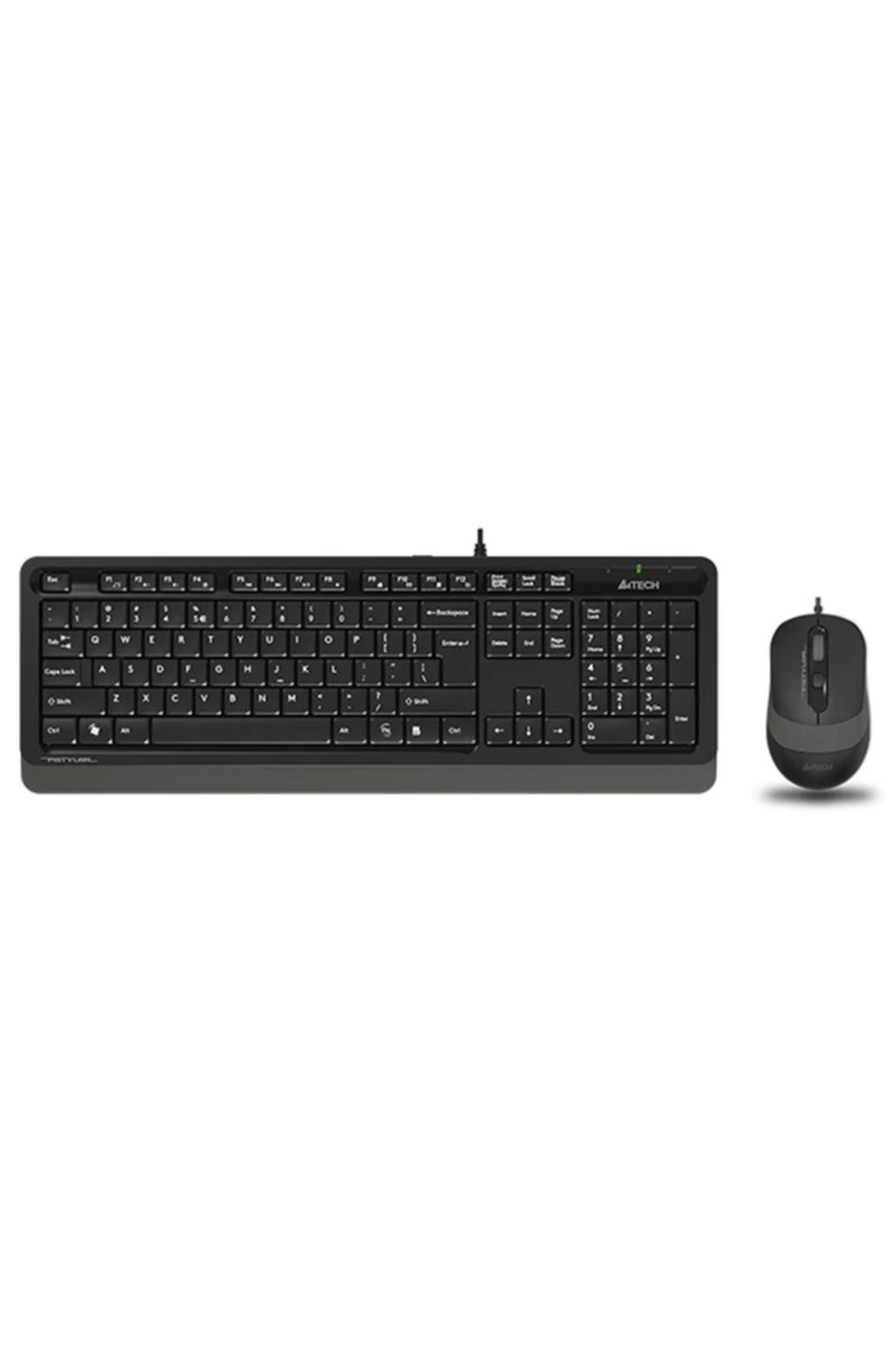 Q Tr Usb Multimedia Kablolu Klavye Mouse Seti Gri F1010